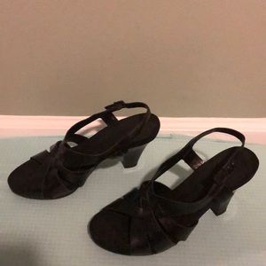 Black sandal ~3 inch heel